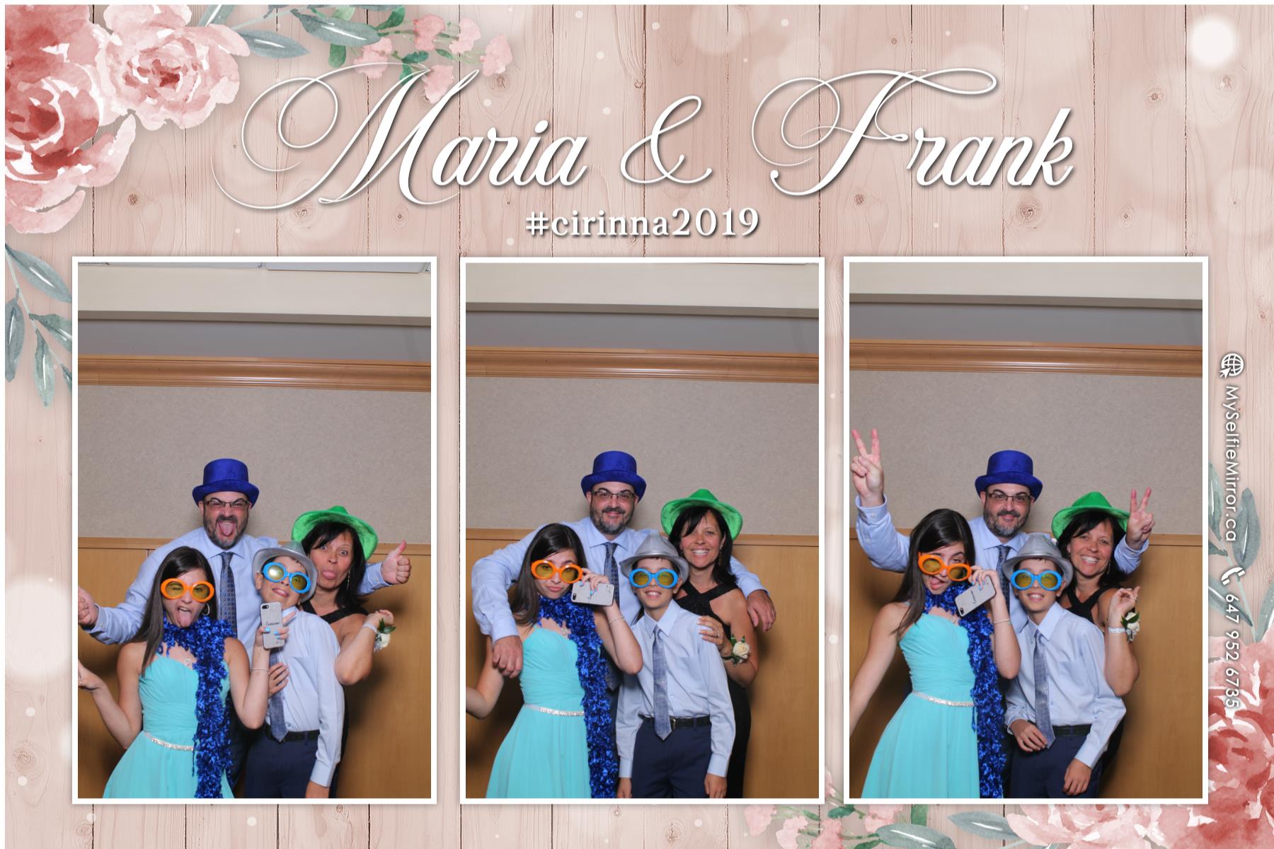 Wedding of Frank and Maria  | View more photos from the event at gallery.myselfiemirror.ca/u/romanmyselfiemirrorca/Wedding-of-Frank-and-Maria